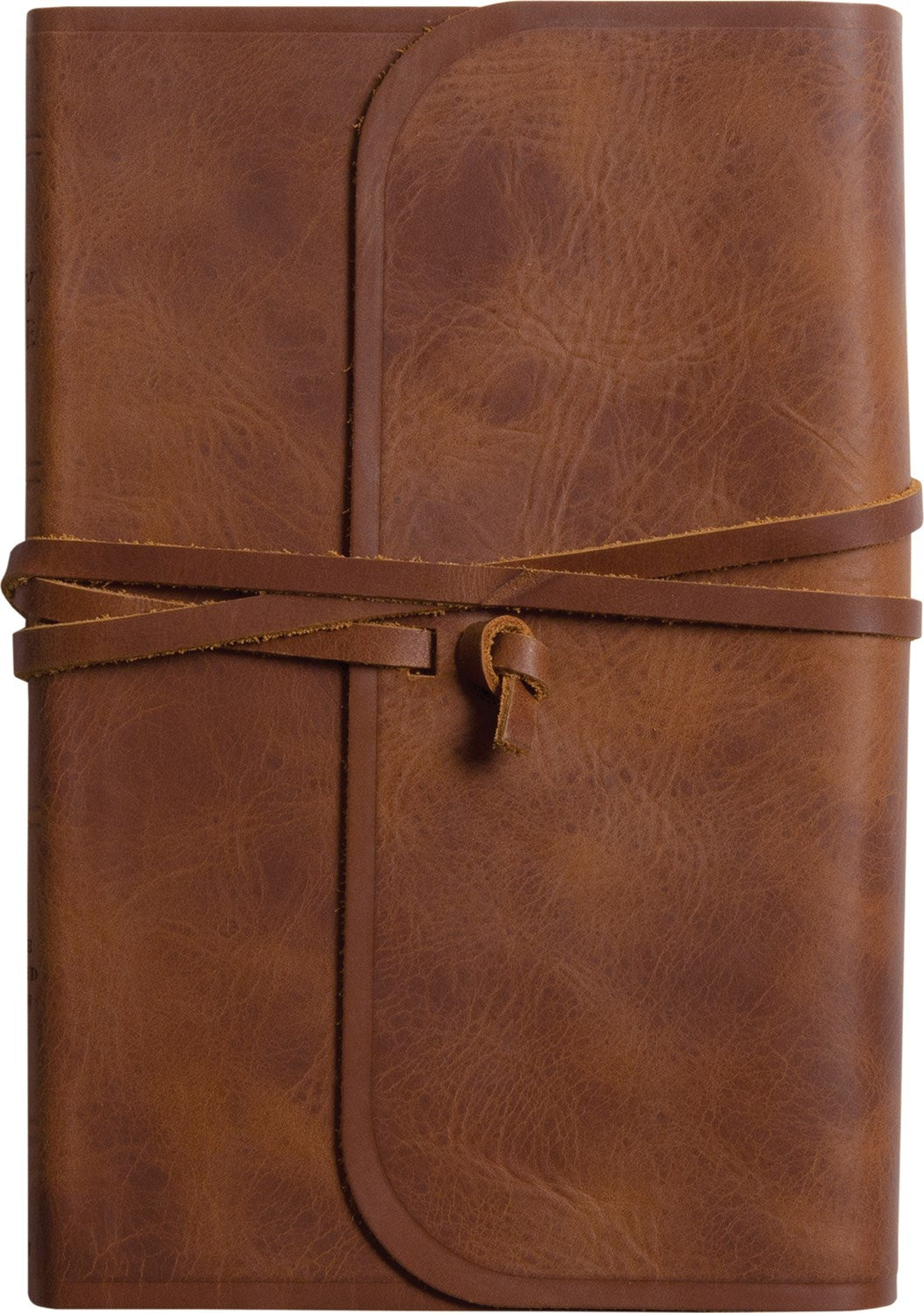 Esv Thinline Bible (Rl)*-Brown Natural Leather W/Flap & Strap