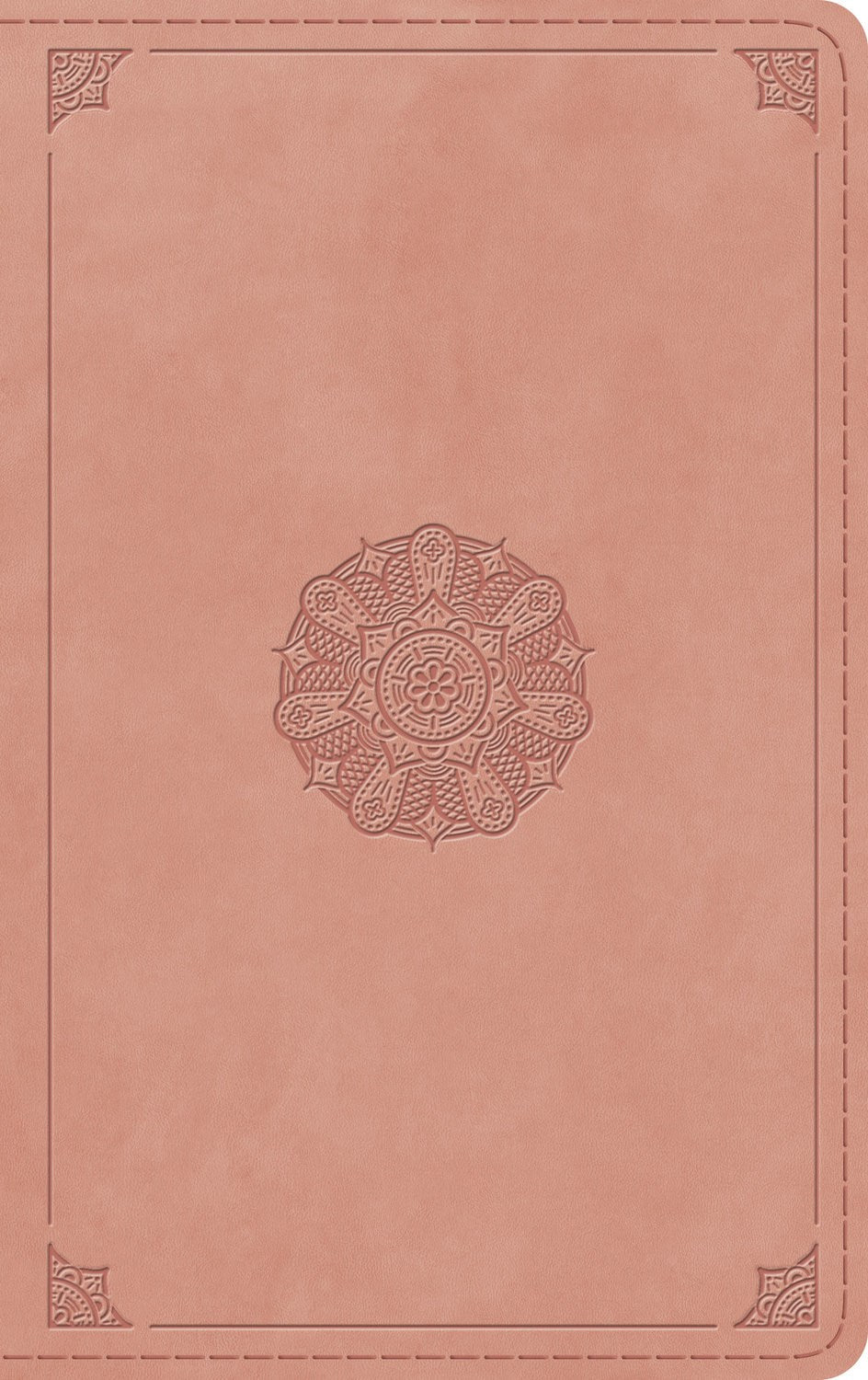 Esv Thinline Bible (Rl)*-Blush Rose  Emblem Design Trutone