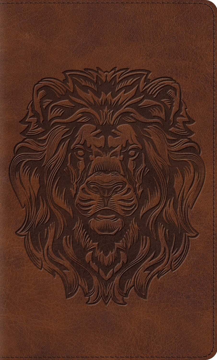 Esv Thinline Bible (Rl)*-Brown  Royal Lion Design Trutone