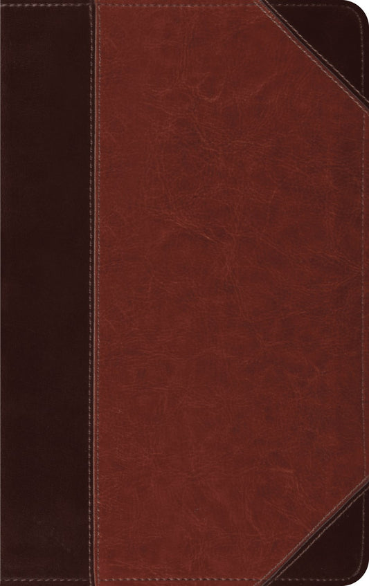 Esv Thinline Bible (Rl)*-Brown/Cordovan  Portfolio Design Trutone