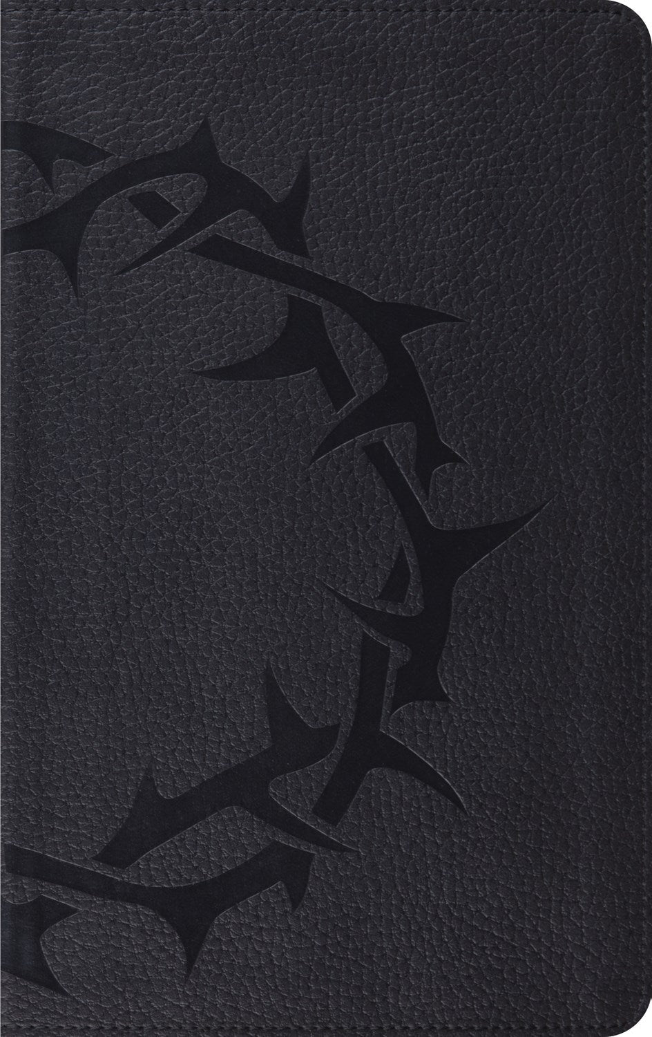 Esv Thinline Bible (Rl)*-Charcoal  Crown Design Trutone