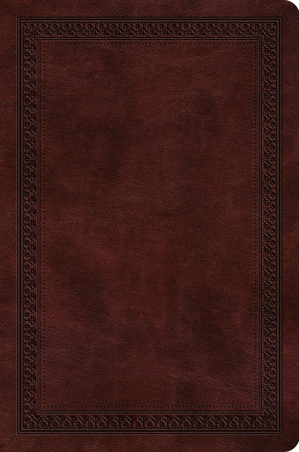 Esv Value Compact Bible*-Mahogany  Border Design Trutone