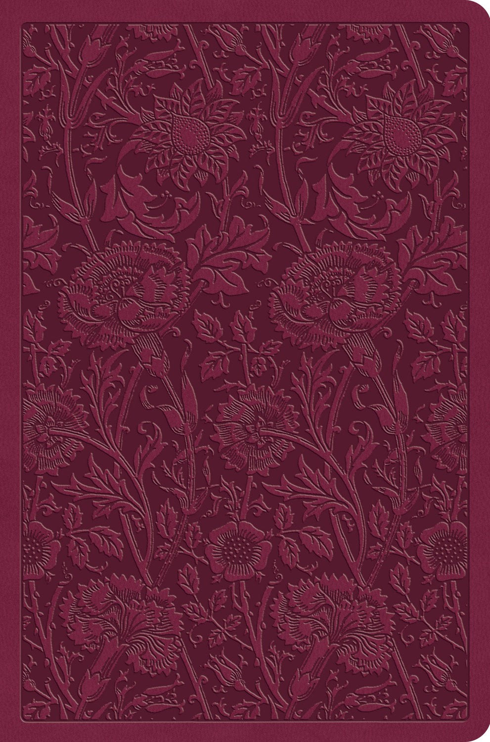 Esv Value Compact Bible*-Raspberry  Floral Design Trutone