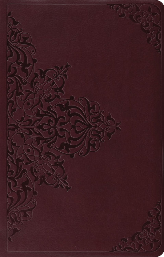 Esv Value Thinline Bible*-Chestnut  Filigree Design Trutone