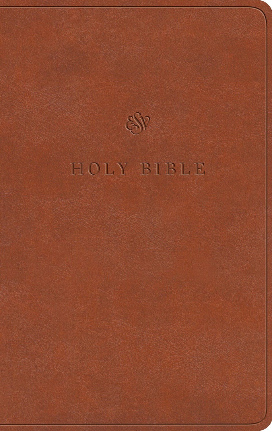 Esv Value Thinline Bible*-English Saddle Trutone