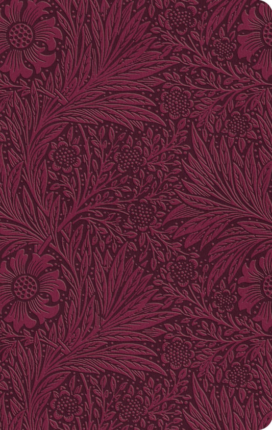 Esv Value Thinline Bible*-Raspberry  Floral Design Trutone
