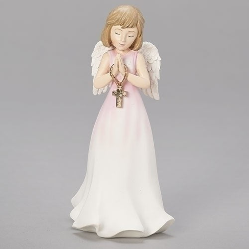 Figurine-Angel With Cross (6.5"H) (#44260)