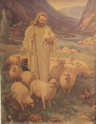 Art Print-The Lord Is My Shepherd (5" x 7") (Warner Sallman) (#L18581)