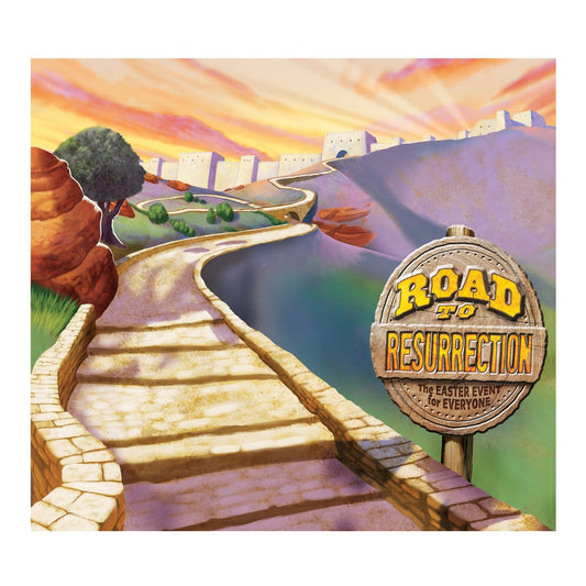 Road To Resurrection Roadside Photo Op Backdrop (10' x 9')
