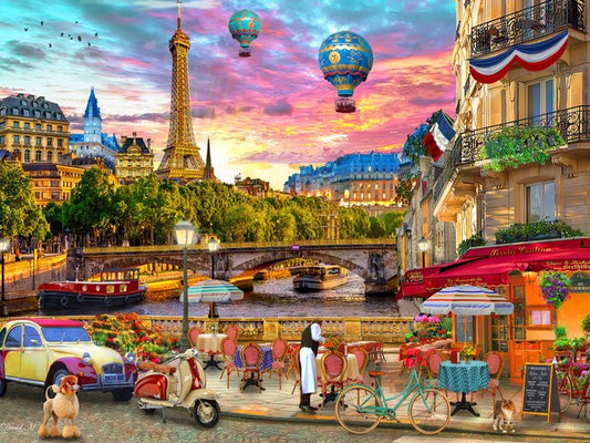 Jigsaw Puzzle-Parisian Sunset (550 Pieces)