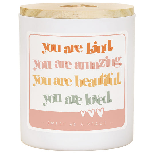 Candle-Kind Amazing-Sweet As A Peach Scent (11 Oz - 2 Wick)