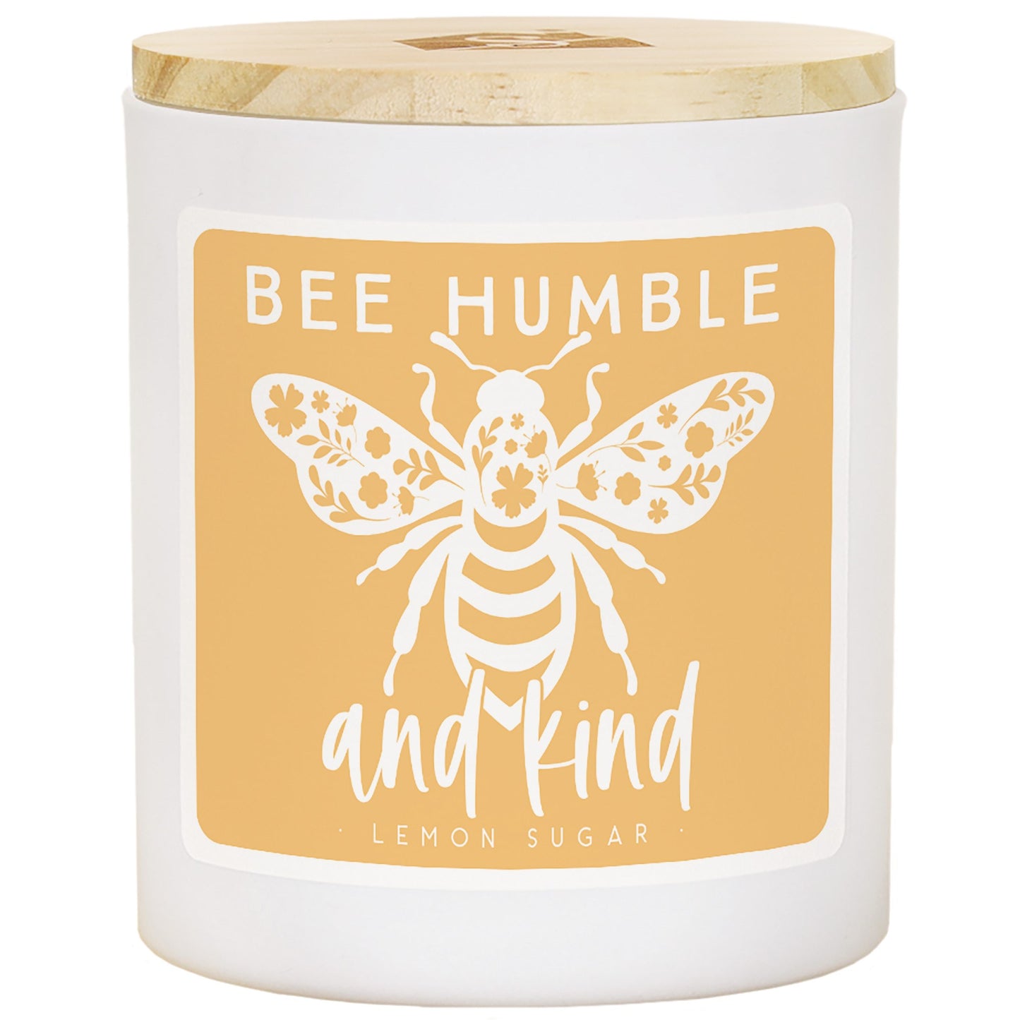 Candle-Bee Humble-Lemon Sugar Scent (11 Oz - 2 Wick)