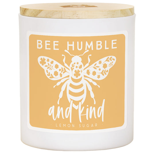 Candle-Bee Humble-Lemon Sugar Scent (11 Oz - 2 Wick)