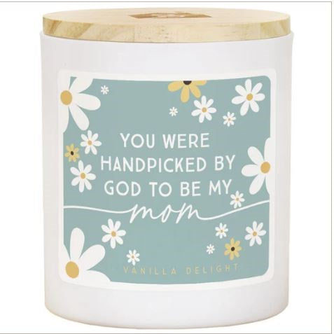 Candle-Handpicked By God-Vanilla Delight Scent (11 Oz - 2 Wick)