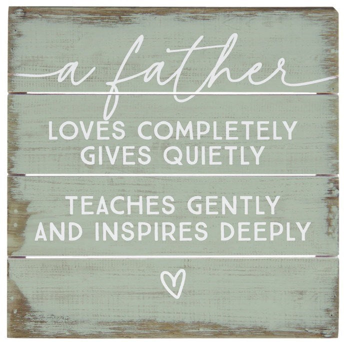 Petite Pallet-A Father Loves Green (6" x 6")