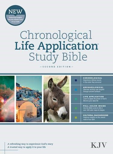 KJV Chronological Life Application Study Bible (Second Edition)-Hardcover