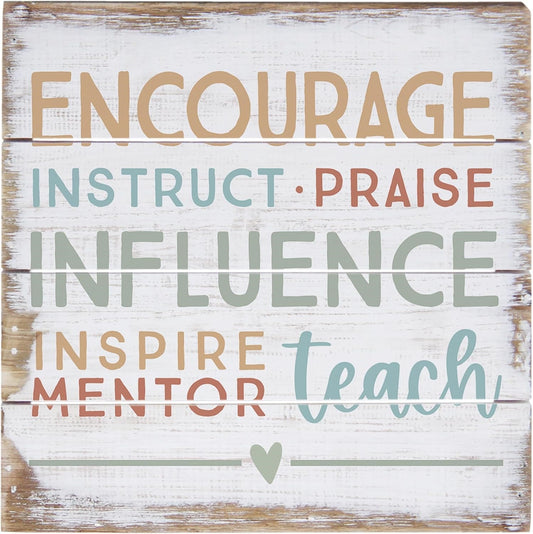 Petite Pallet-Teacher Words (6" x 6")