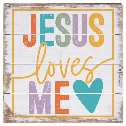 Petite Pallet-Jesus Loves Colorful (6" x 6")