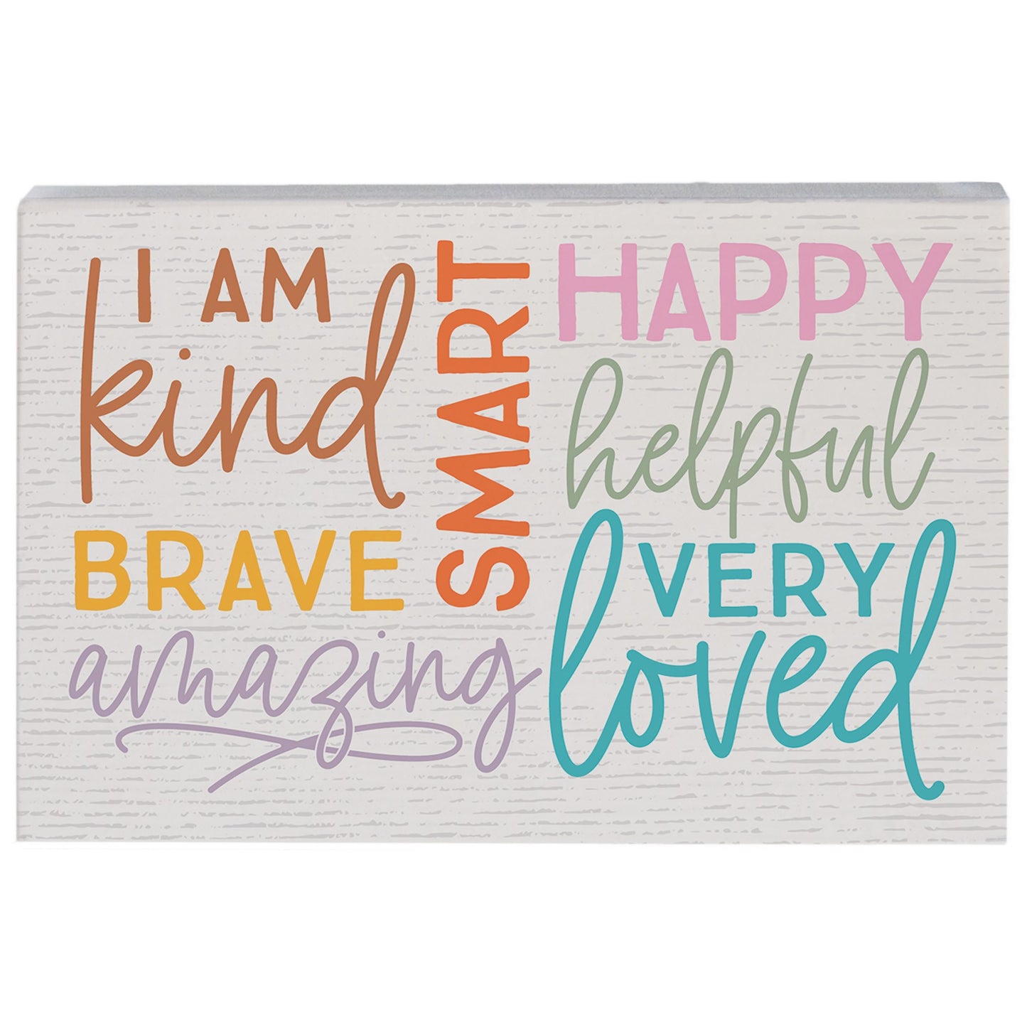 Small Talk Rectangle-Kind Smart Happy (5.25" x 3.5")