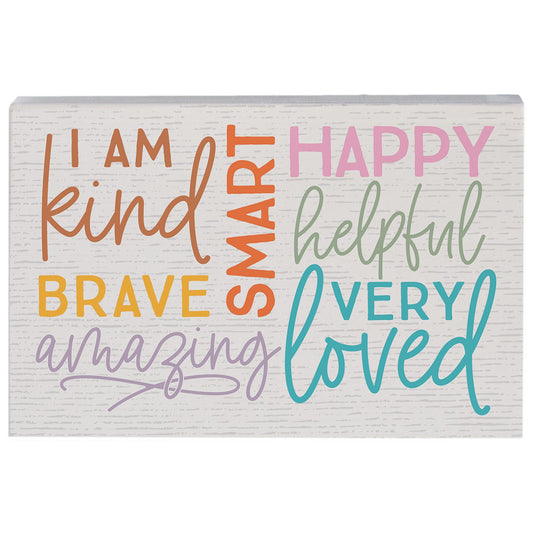 Small Talk Rectangle-Kind Smart Happy (5.25" x 3.5")