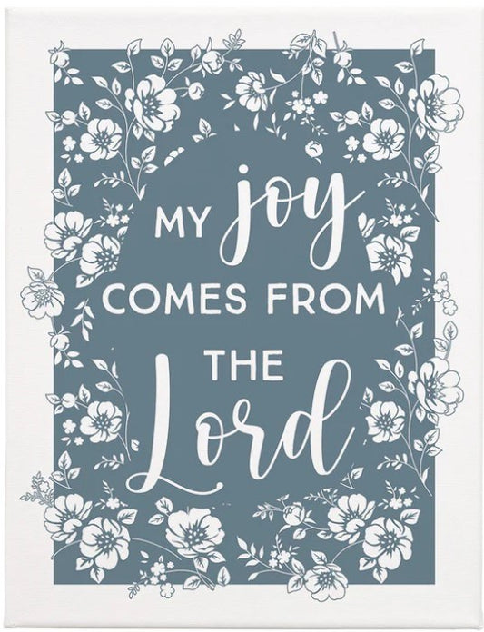 Wrapped Canvas-Joy Comes Lord (9" x 12")