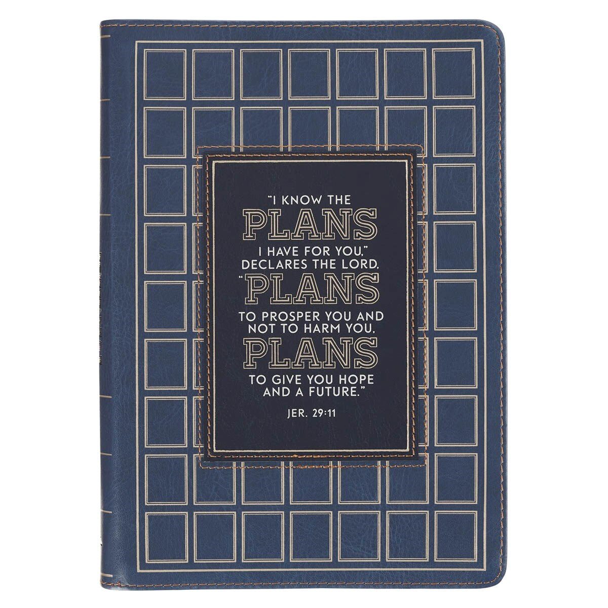 Journal Classic W/ Zip-Grad Plans Jer. 29:11-Blue