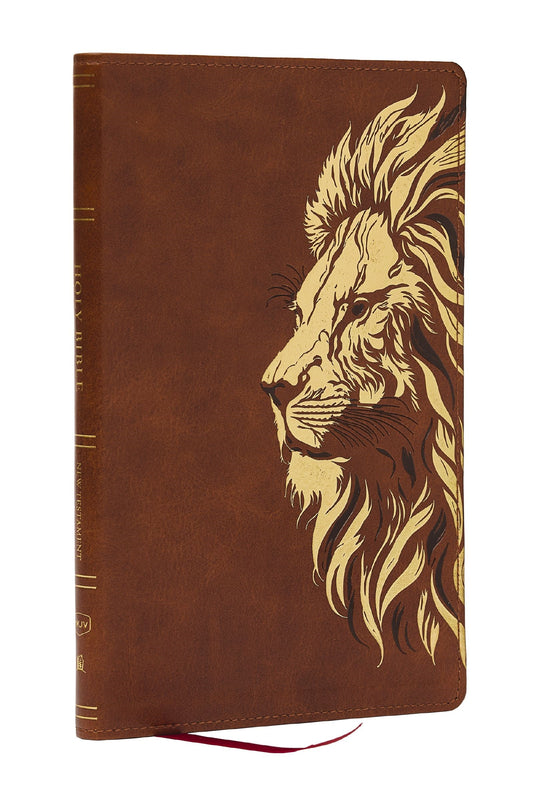 KJV Personal Size New Testament (Comfort Print)-Tan Leathersoft