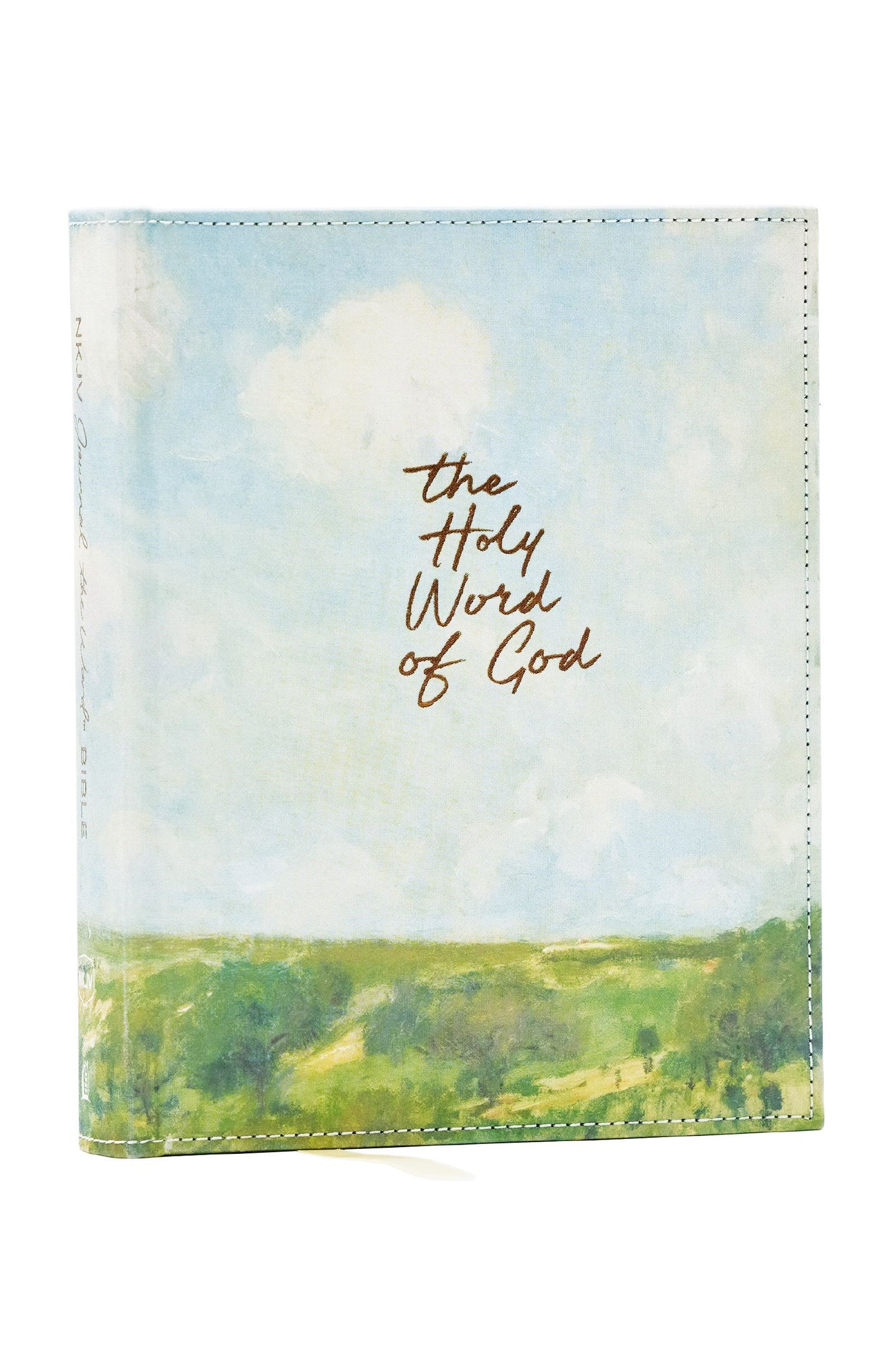 NKJV Journal The Word Bible (Comfort Print) (RL)-Full Color Cloth Over Board