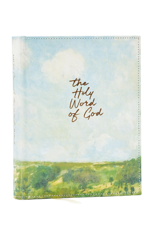 NKJV Journal The Word Bible (Comfort Print) (RL)-Full Color Cloth Over Board