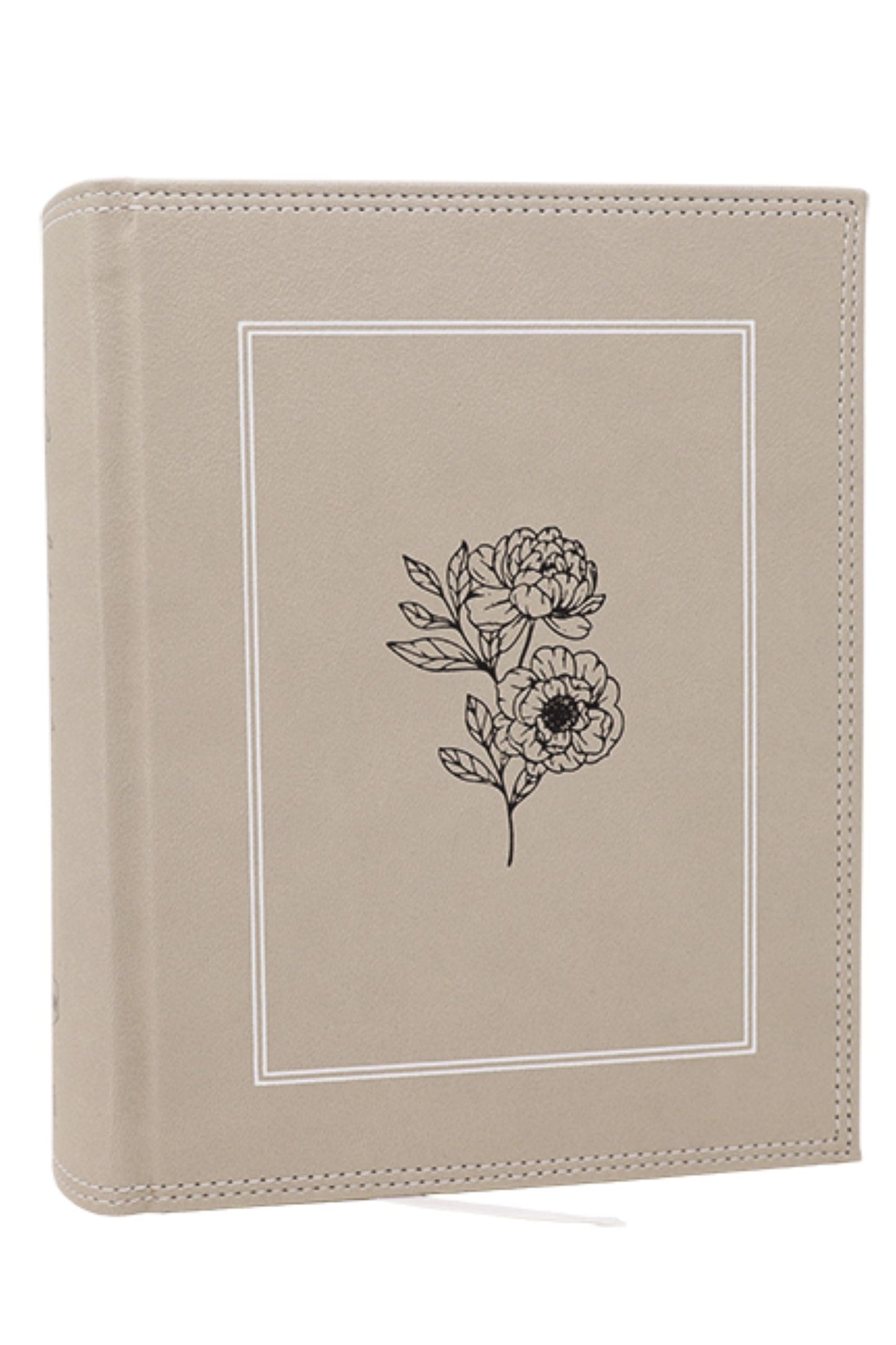 NKJV Journal The Word Bible (Comfort Print) (RL)-Stone Leathersoft Over Board