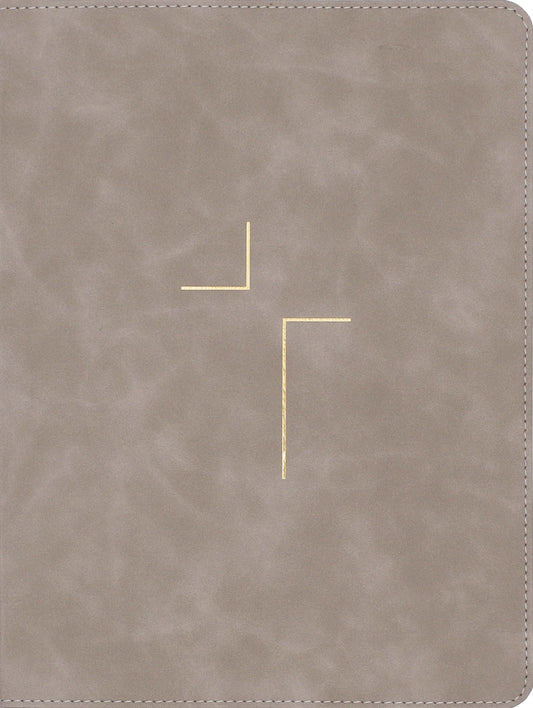 ESV The Jesus Bible-Stone Leathersoft