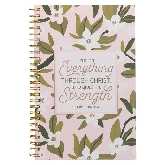 Notebook-Wirebound-I Can Do Everything Through Christ
