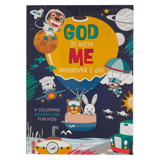 Coloring Book-God Is With Me Wherever I Go