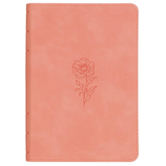 KJV Compact Large Print Bible-Pink Faux Leather