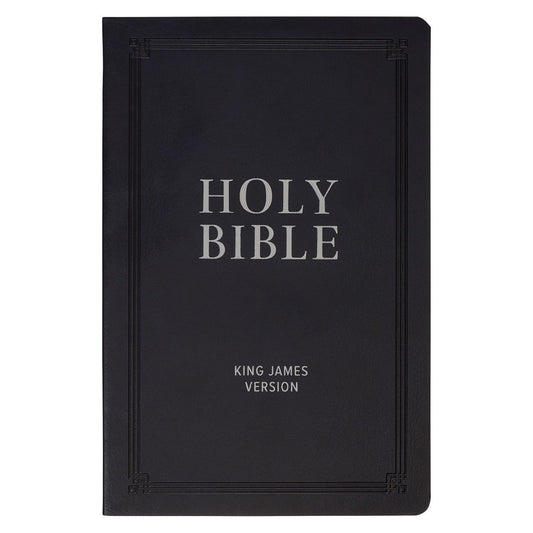 KJV Gift Bible-Black Faux Leather