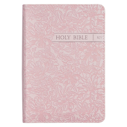 KJV Mini Pocket Bible-Pink Faux Leather