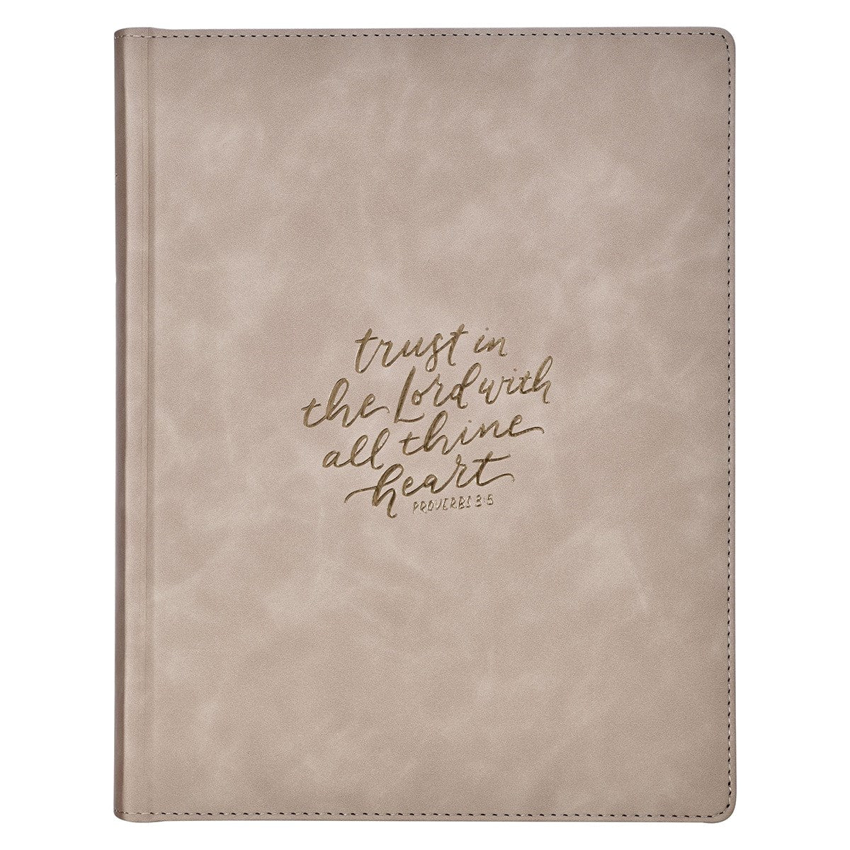 KJV Note-Taking Large Print Trust The Lord (Prov. 3:5) Bible-Pink Faux Leather Hardcover