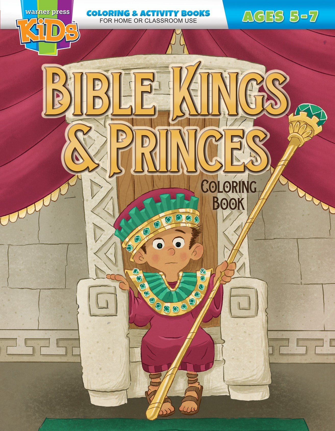 Bible Kings And Princes Coloring & Activity Book (Ages 5-7)