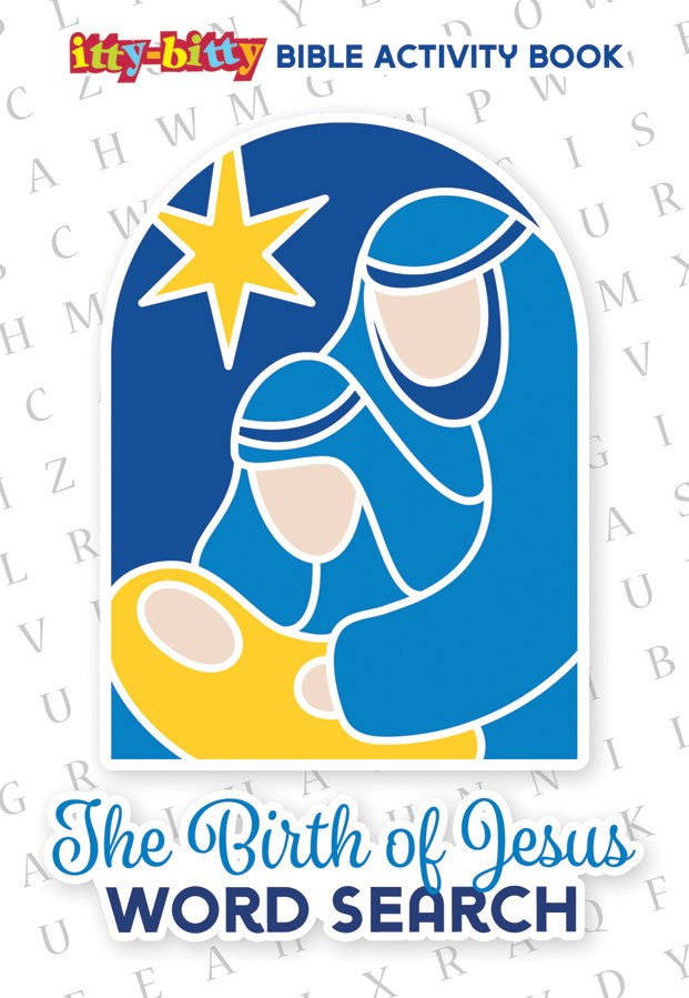 Itty-Bitty Christmas Word Search: The Birth Of Jesus (Pack Of 6)