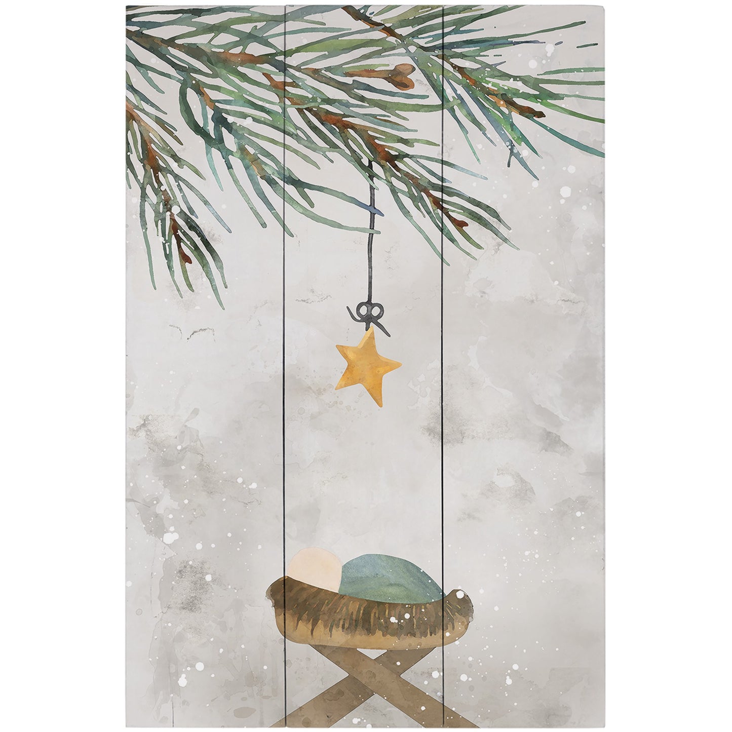 Rustic Pallet-Manger Star (10.75" x 16")