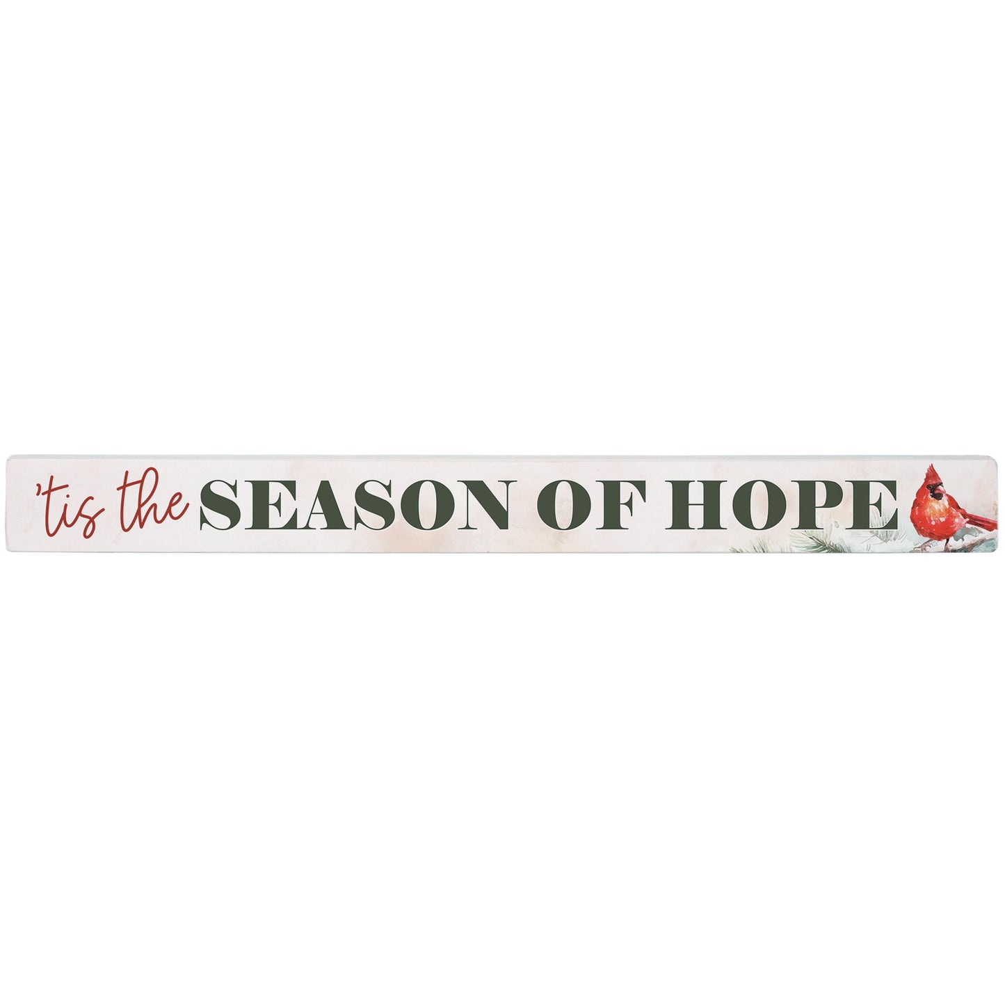 Talking Stick-Season Of Hope Cardinal (16" x 1.5")