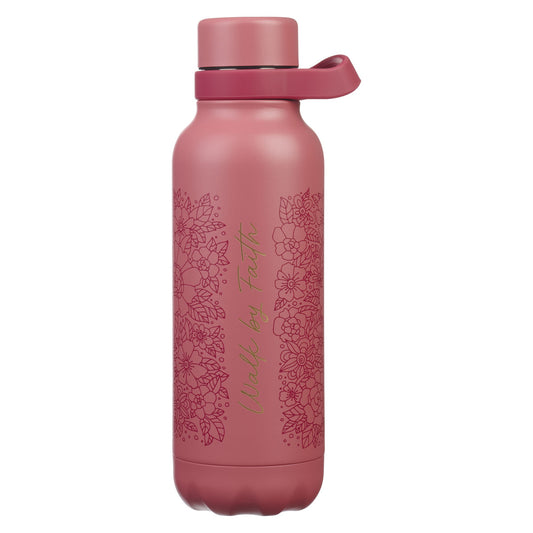 Water Bottle-Stainless Steel-Walk By Faith