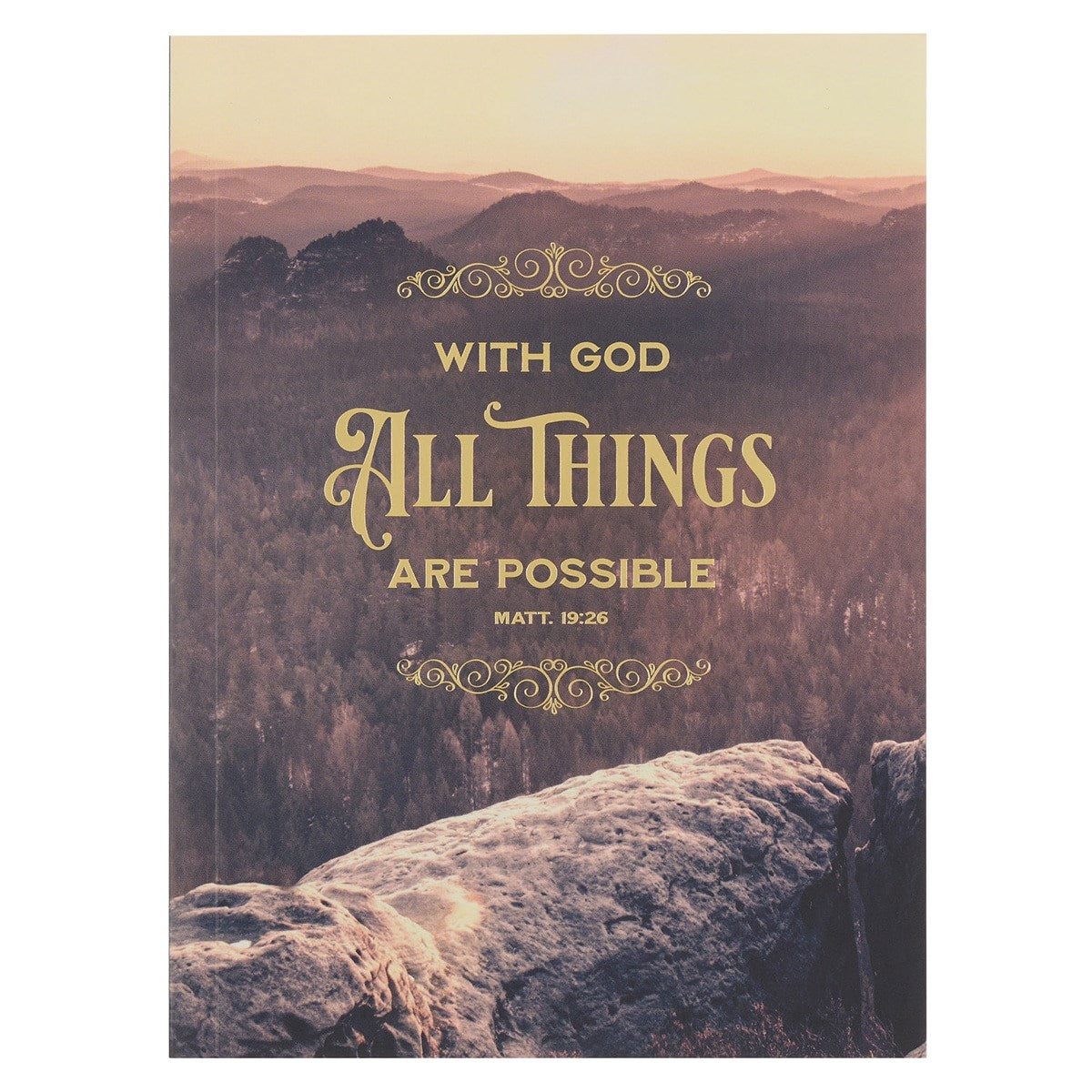 Notebook-Medium-With God All Things