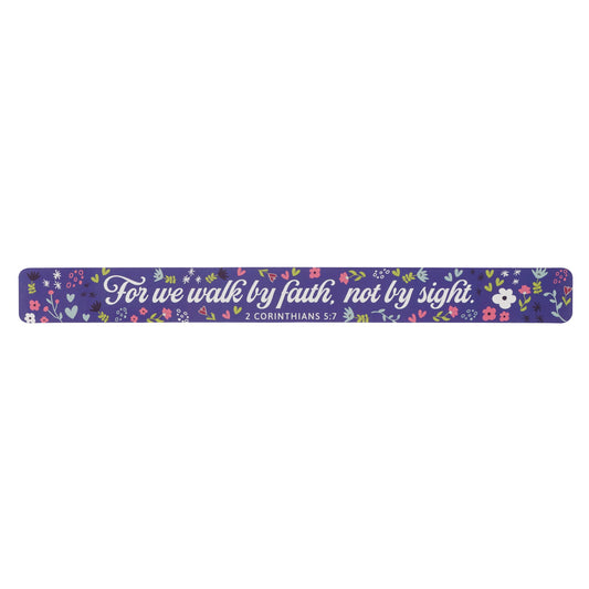 Magnetic Strip-For We Walk By Faith  Not By Sight (2 Corinthians 5:7)
