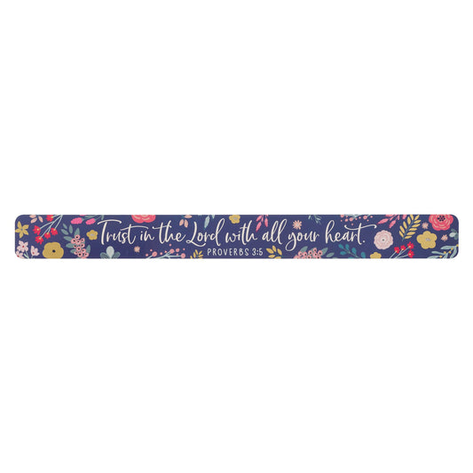 Magnetic Strip-Trust In The Lord-Floral