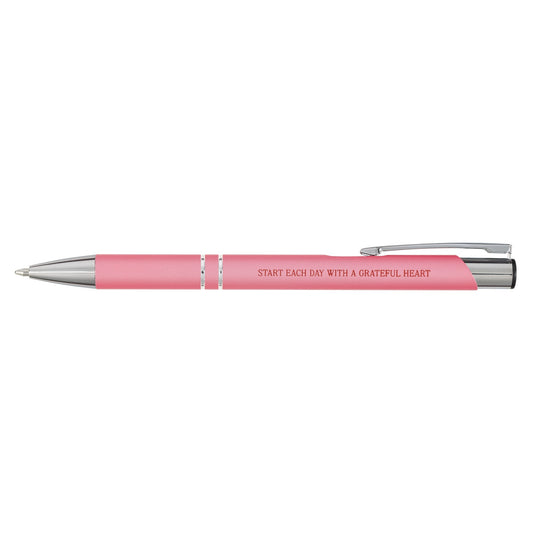 Pen Set-A Faithful Heart W/ Case-Pink