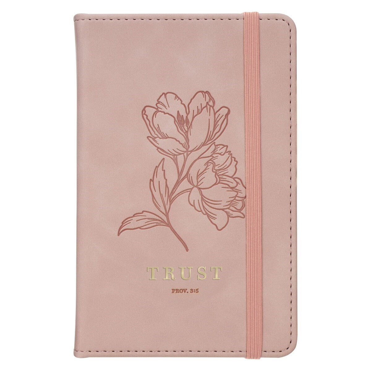 Notebook-Trust-Mottled Brush W/ Elastic Closure-Hardcover