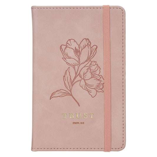 Notebook-Trust-Mottled Brush W/ Elastic Closure-Hardcover