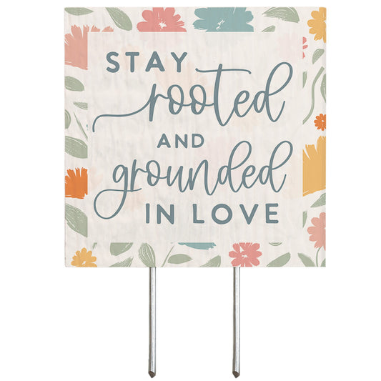 Plant Thought-Rooted In Love (4" x 5.75")