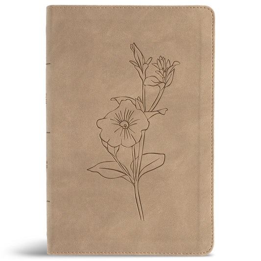 CSB Personal Size Giant Print Bible  Digital Study Edition-Earth SuedeSoft LeatherTouch